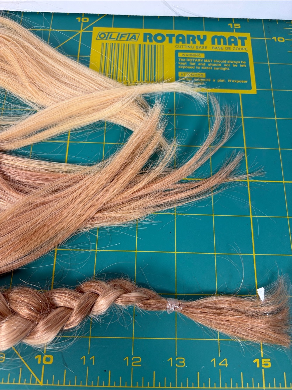Mixed Human Hair Extensions Lot Tape-In & I-Tip Blonde Highlighted Pre-Owned - Picture 4 of 4